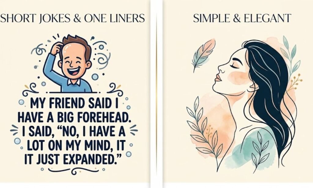 Short Big Forehead Jokes and One Liners