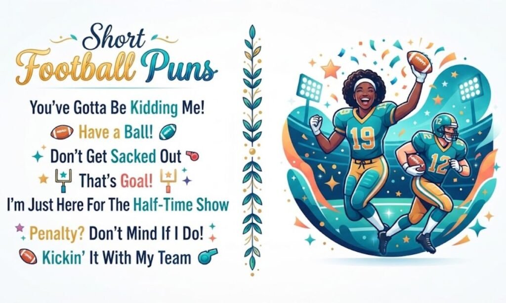 Short Football Puns