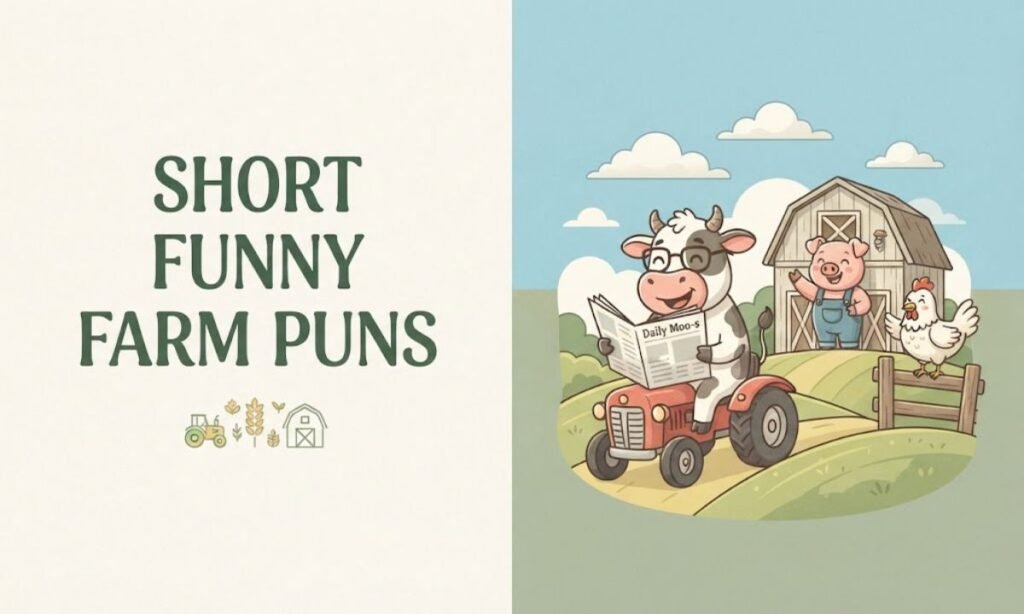 Short Funny Farm Puns