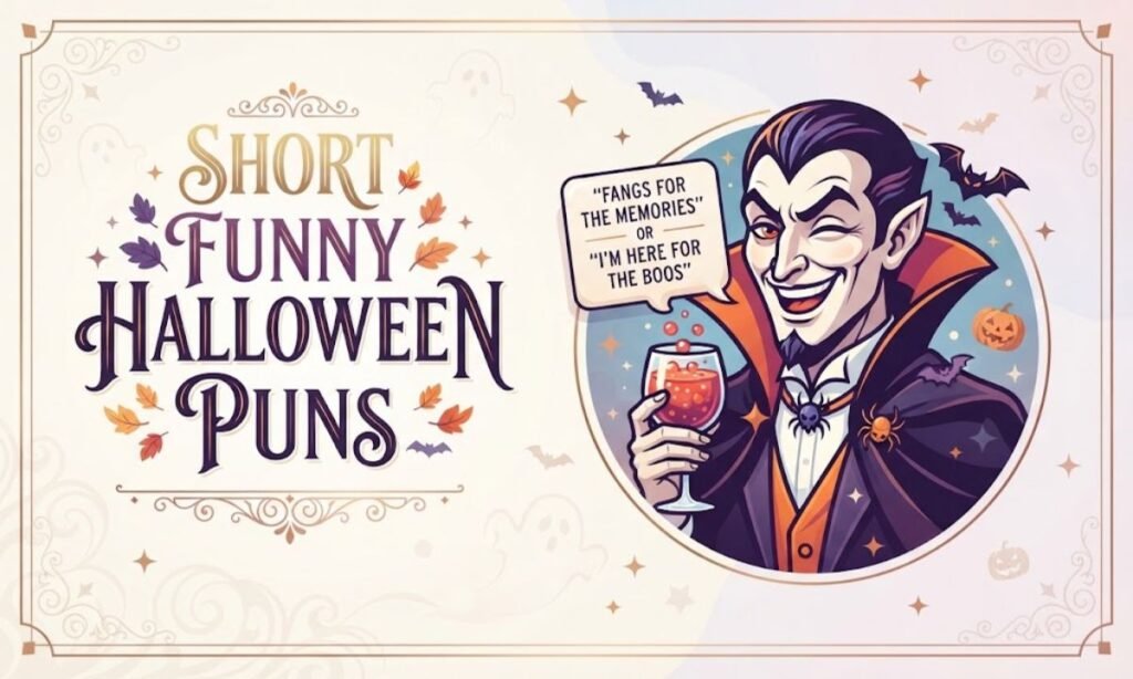 Short Funny Halloween Puns