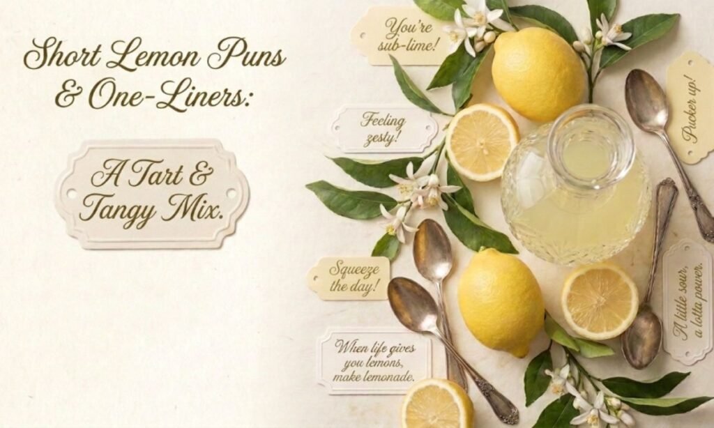 Short Lemon Puns and One-Liners