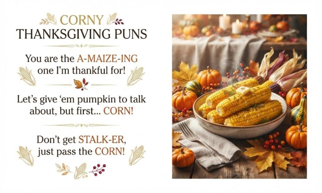 Thanksgiving Corn Puns