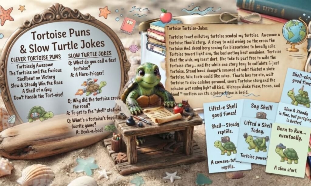 Tortoise Puns and Slow Turtle Jokes