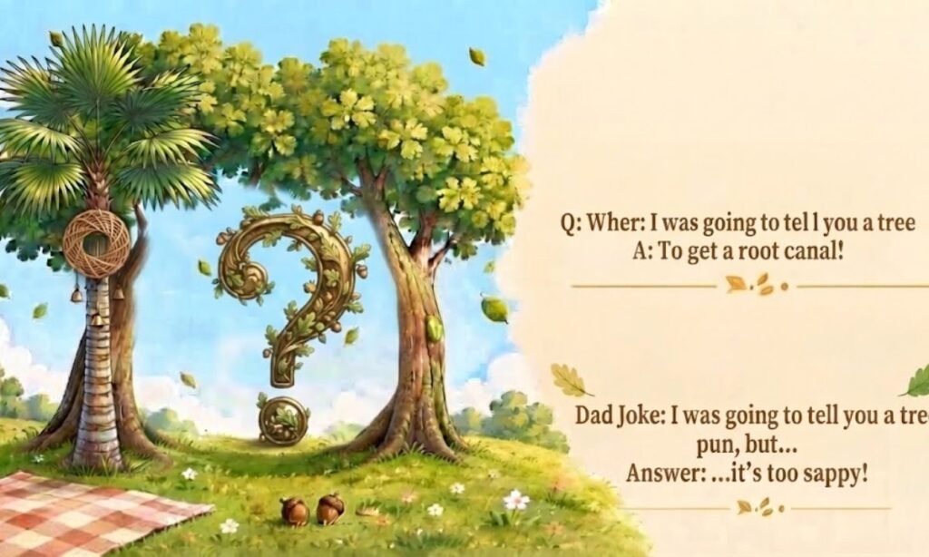 Tree Dad Jokes and Q&A Jokes