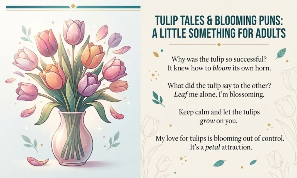 Tulip puns and jokes for adults
