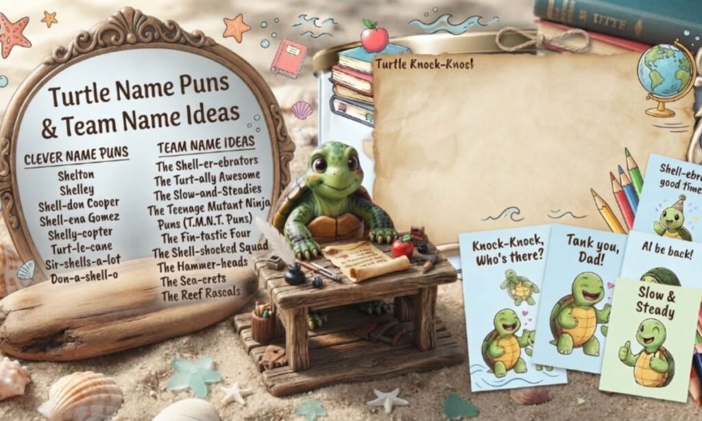 Turtle Name Puns and Team Name Ideas