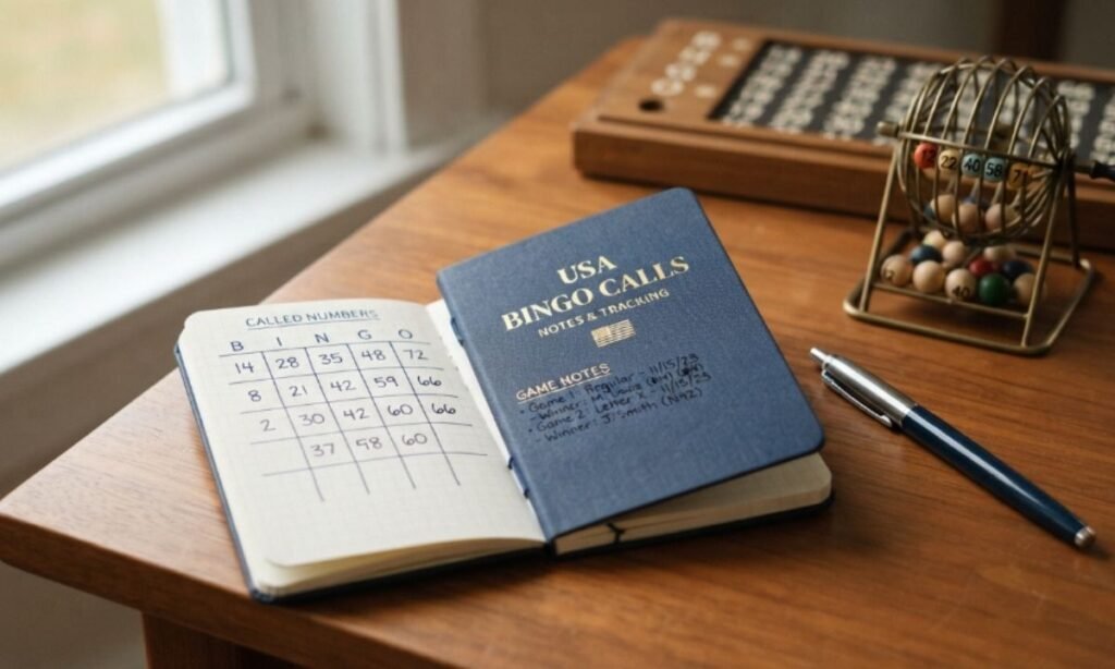 USA Note for American Bingo Number Calls