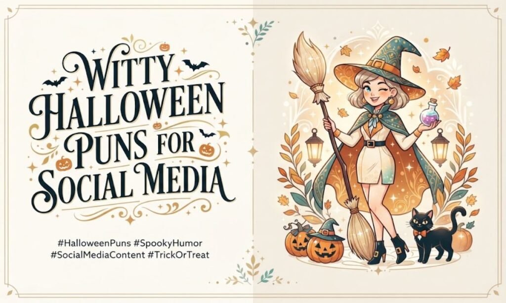 Witty Halloween Puns for Social Media