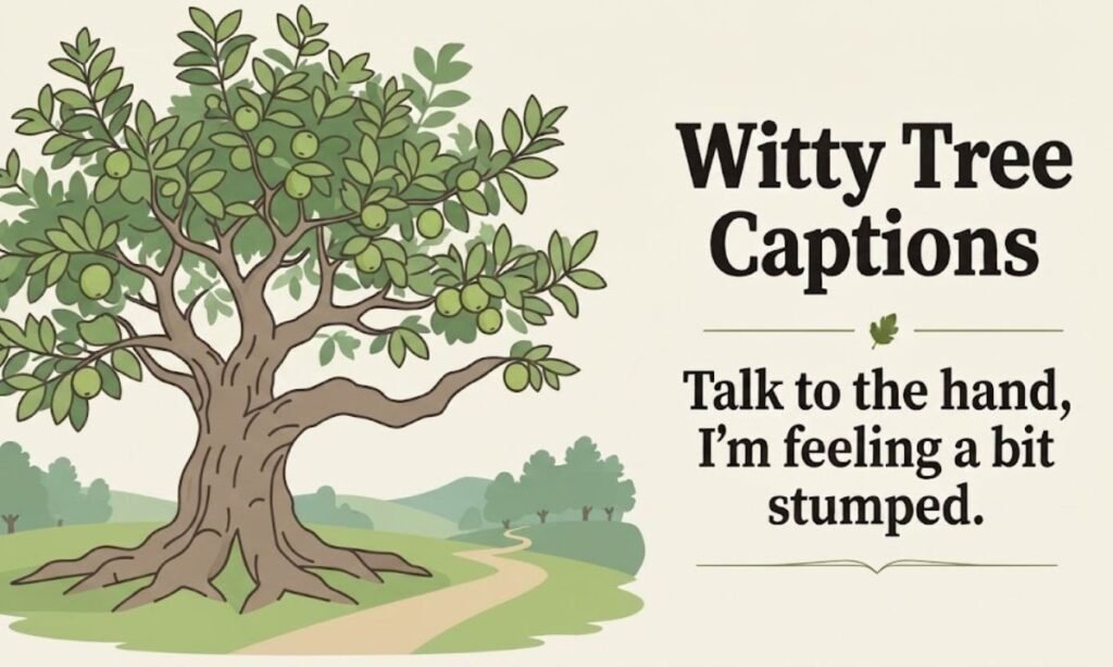 Witty Tree Captions