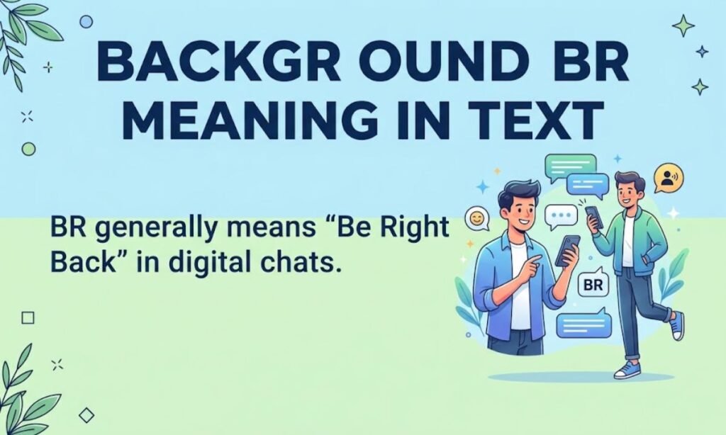 Background BR Meaning in Text