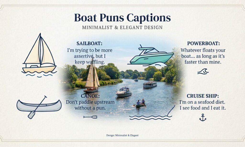 Boat Puns Captions