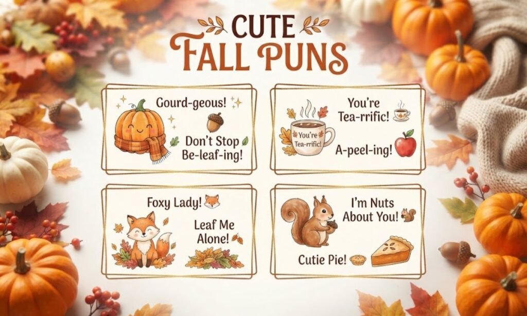 Cute Fall Puns
