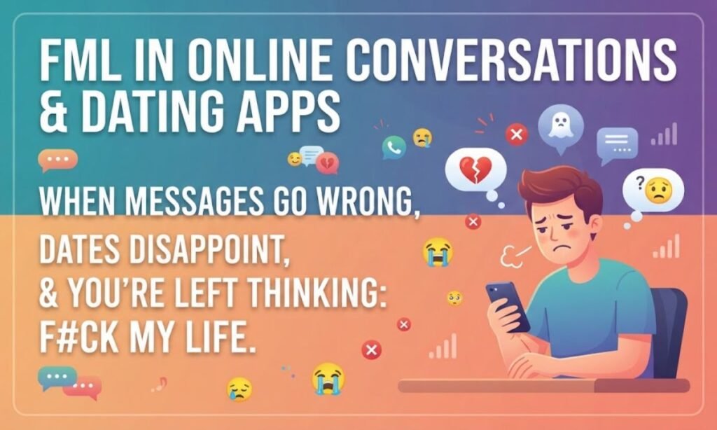 FML in Online Conversations and Dating Apps