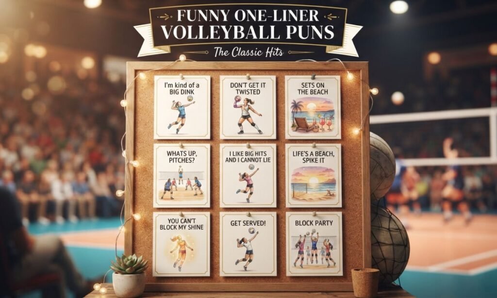 Funny One-Liner Volleyball Puns (The Classic Hits)