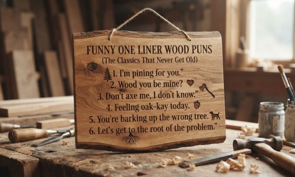 Funny One Liner Wood Puns (The Classics That Never Get Old)