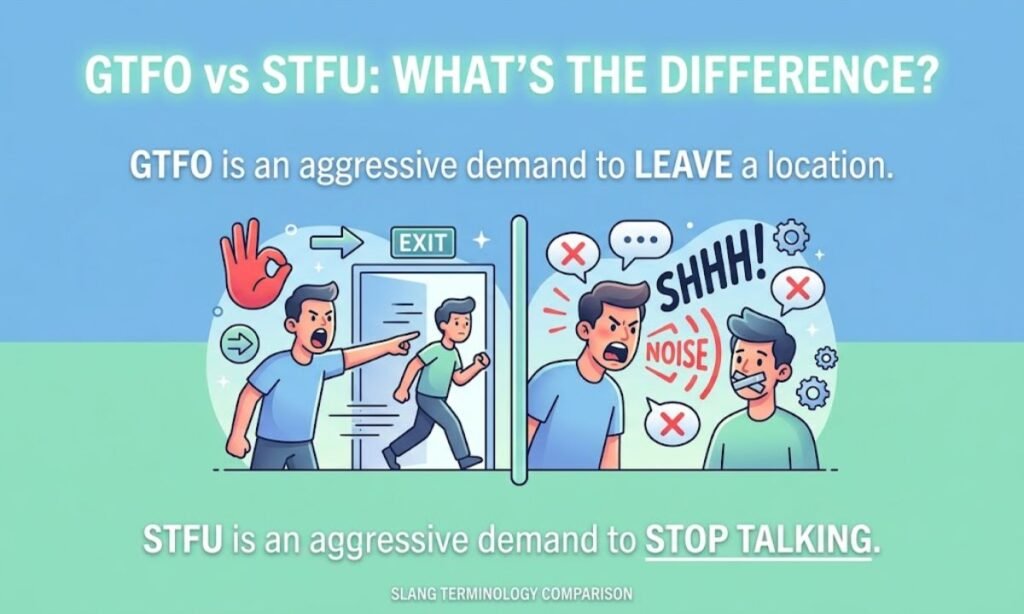 GTFO vs STFU What’s the Difference