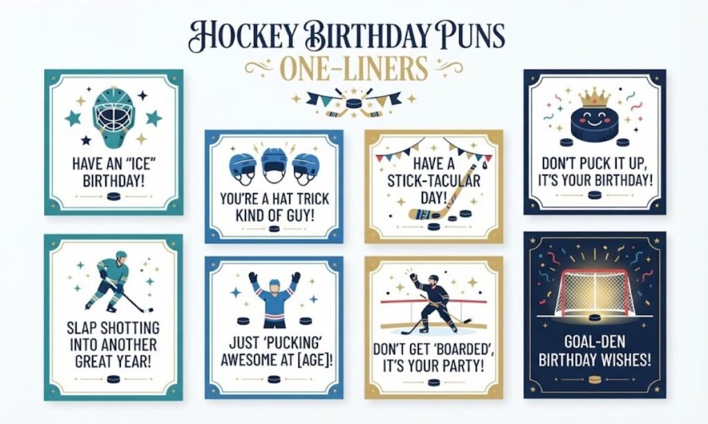 Hockey Birthday Puns One-Liners