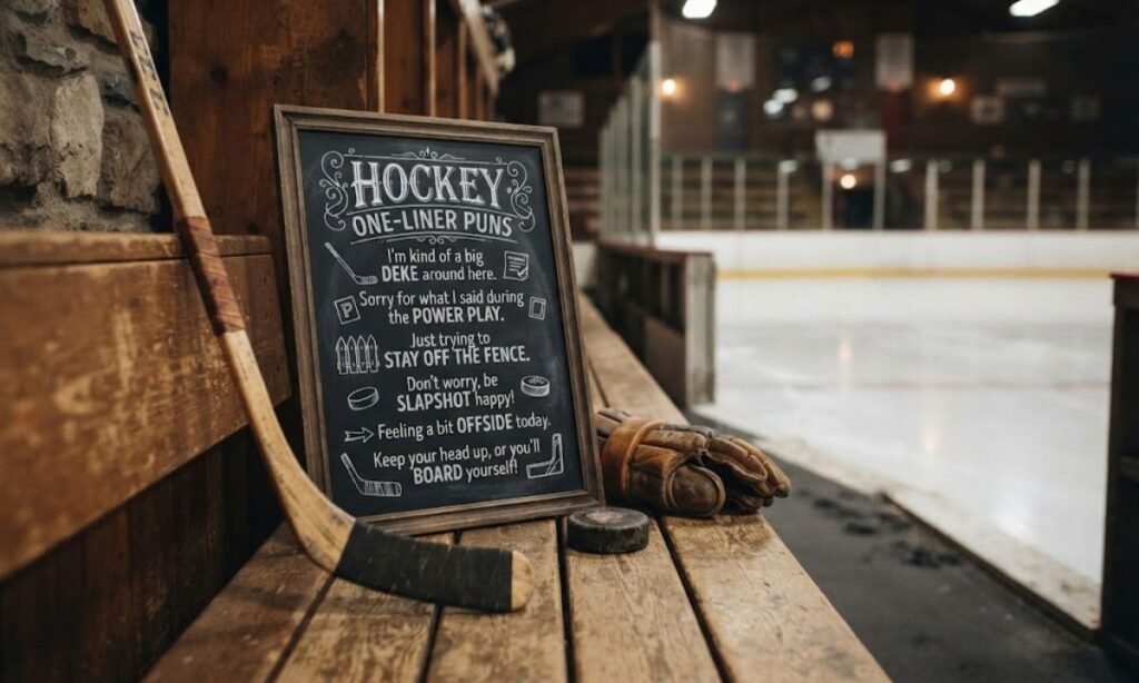 Hockey one-liner puns