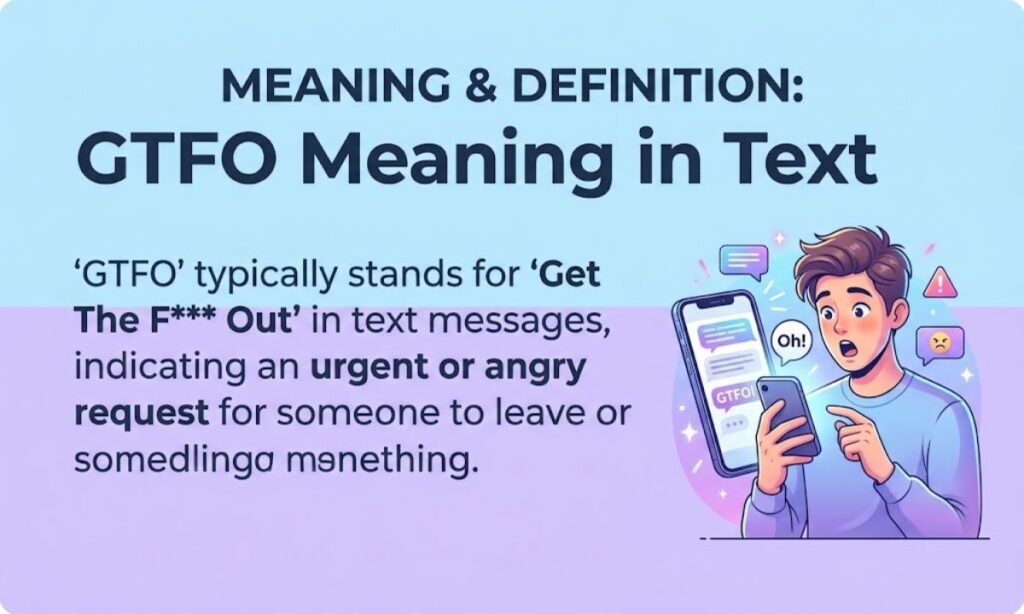 Meaning & Definition GTFO Meaning in Text