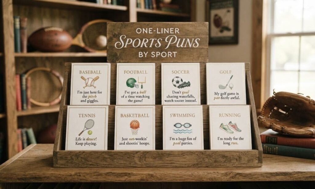 One-Liner Sports Puns by Sport 