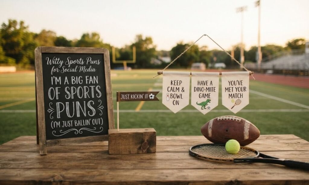 Witty Sports Puns for Social Media