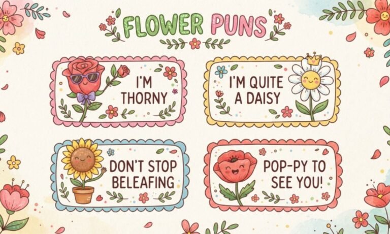Flower Puns