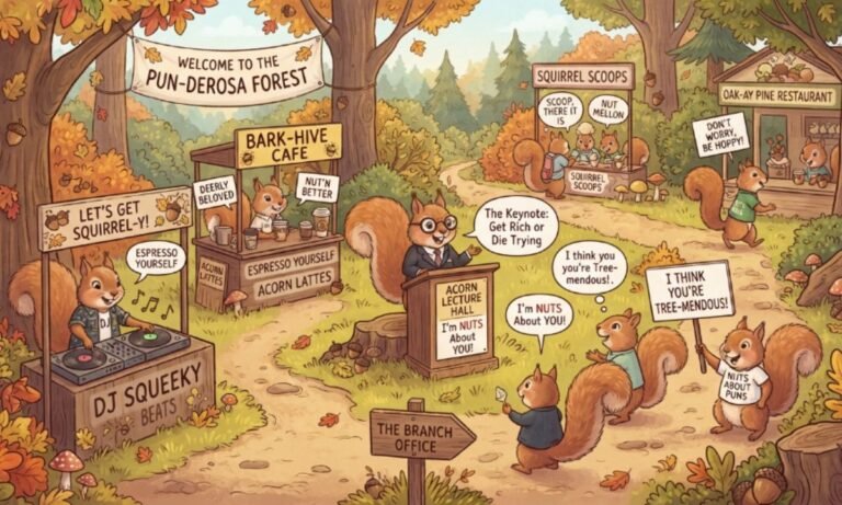 Squirrel Puns