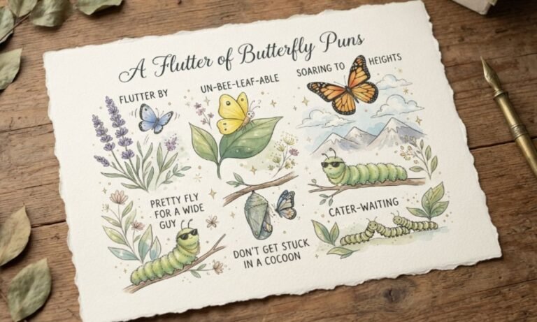 Butterfly Puns