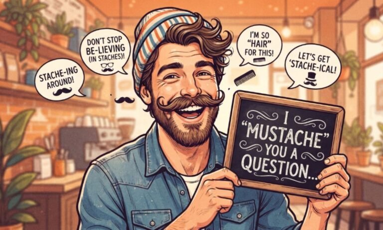 Mustache Puns