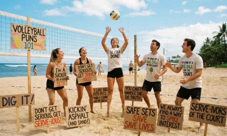 Volleyball Puns