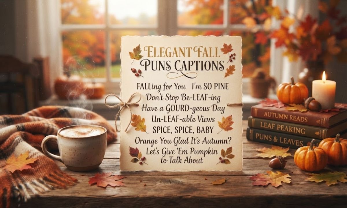 Fall Puns Captions